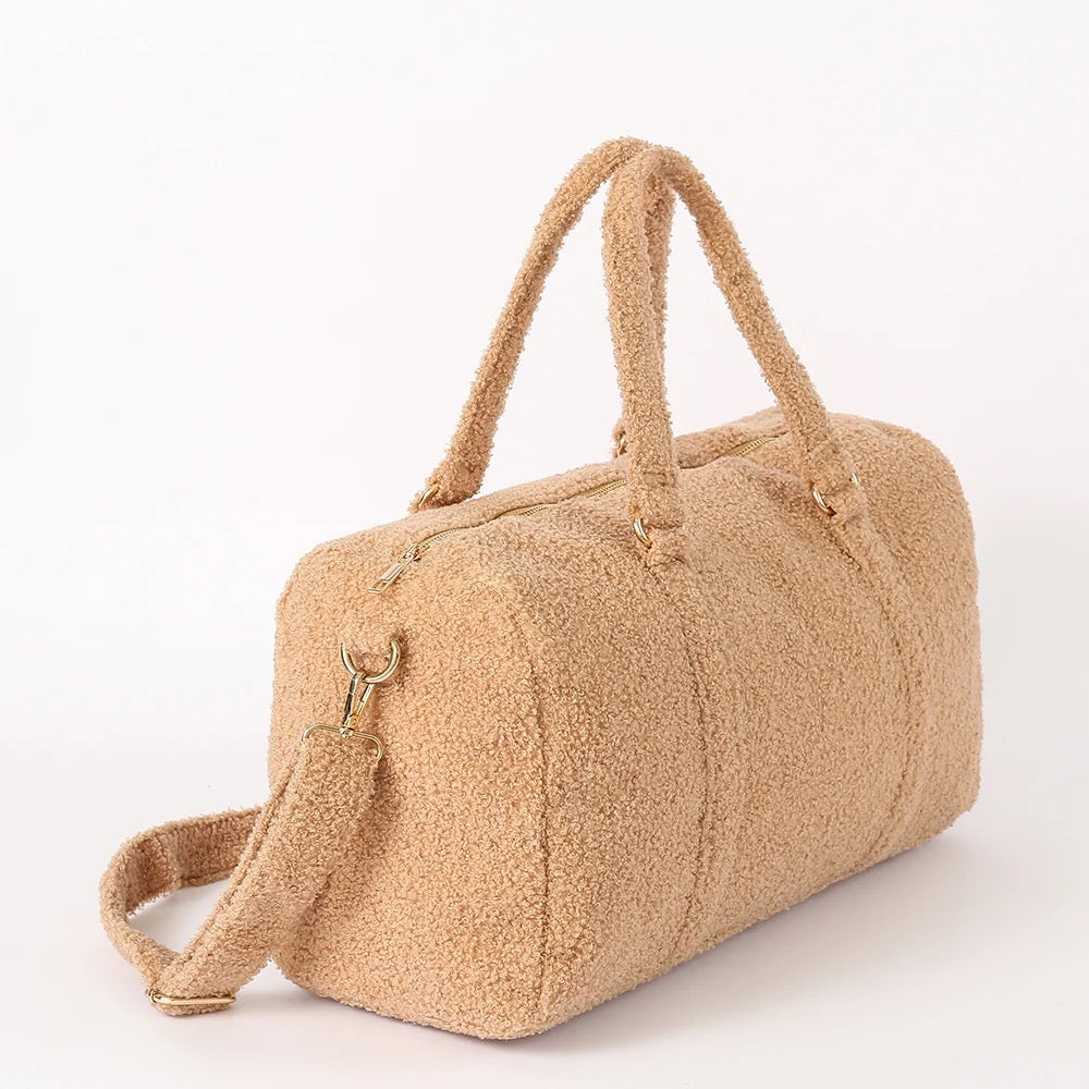 Caramel Teddy Weekender Tasche