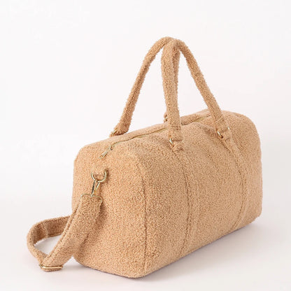 Caramel Teddy Weekender Tasche