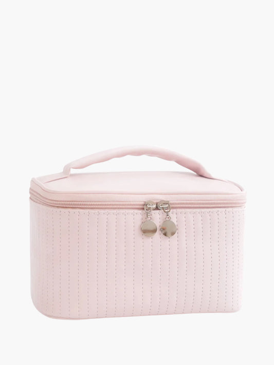 THE PASTELS Powder Pink Cosmetic Bag
