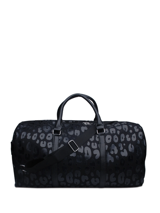 Black Leopard Weekender